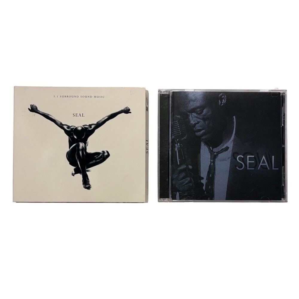 Seal Self-Titled 5.1 Surround Sound CD DVD & Soul CD Album Bundle 2-Pack